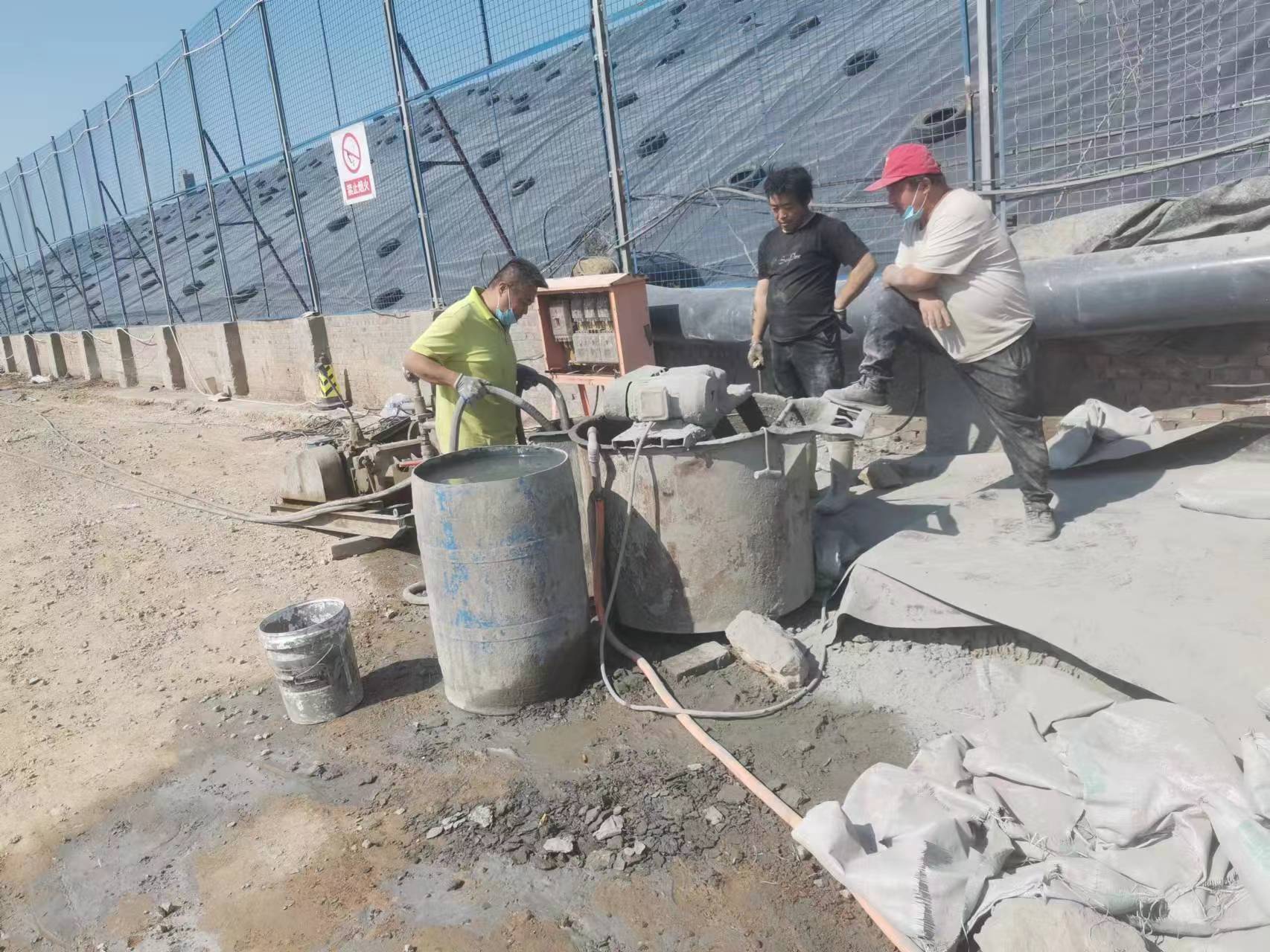 文城镇袖阀管注浆